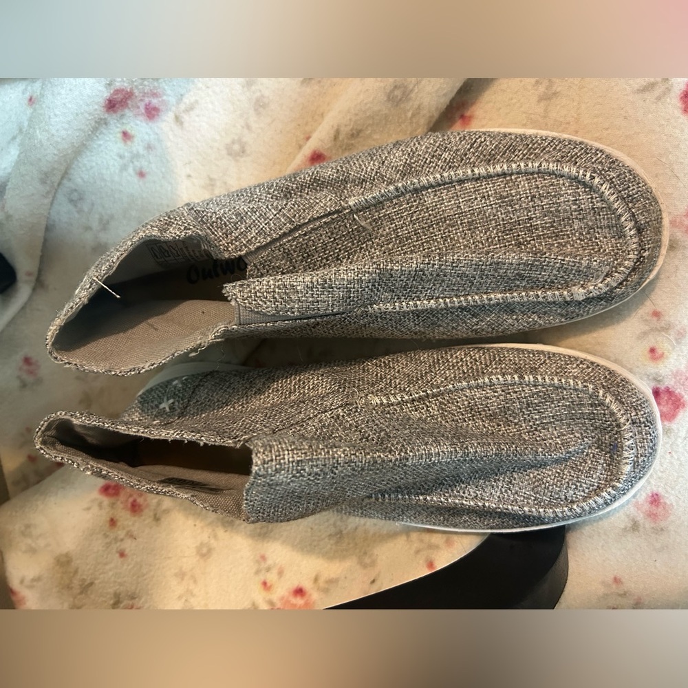 Gray Slip-On Shoes-New